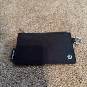Lululemon Clippable Card Case-Black
